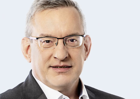 Portrait von Meinrad Lugan, Vorstandsvorsitzenden des Medizintechnik-Verbandes BVMed