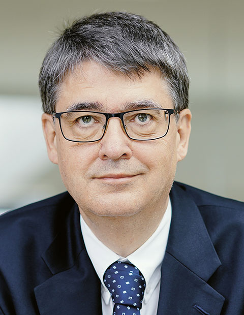 Porträt von Michael  Baumann, Vorstandsvorsitzender und Wissenschaftlicher Stiftungsvorstand des Deutschen Krebsforschungszentrums (DKFZ)
