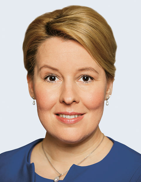 Porträt von Franziska Giffey, Familienministerin