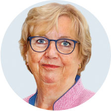 Porträt von Prof. Dr. Christel Bienstein, Vorsitzende des Deutschen Berufsverbandes für Pflegeberufe – Bundesverband e. V.