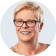 Porträt von Susanne Wiedemeyer, alternierende Verwaltungsratsvorsitzende der AOK Sachsen-Anhalt