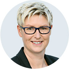 Porträt von Kathrin Hayn, Geschäftsführerin Finanzen im AOK-Bundesverband