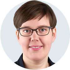 Porträt von Christine Hopfgarten, Referentin für Gesundheitspolitik beim AOK-Bundesverband