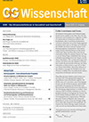 Cover der G+G-Wissenschaft, Ausgabe 01/21